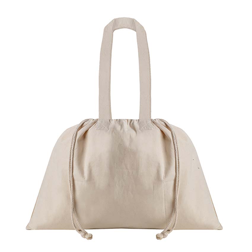 Busta Shopper con Manici in Corda 26+17x24 cm